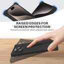 Magnetic for iPhone 15 Pro Case Rectangle, with Camera Lens Protector, Compatible with MagSafe, Shockproof Military-Grade Protection, Soft Silicone Cover for Women Men, Black