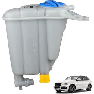 Engine Radiator Coolant Overflow Reservoir Tank With Cap Compatible With 2011-2016 Audi A4 A5 Q5 Allroad Quattro Replaces V10-4478 8K0121403Q 8K0121403T 8K0121403D 8K0121403G