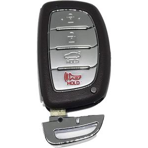 Genuine OEM 95440-C1001 SMART KEY FOB with Blank Key / 95440C1001 for HYUNDAI Sonata 2015-2017, Black