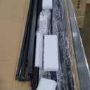 ZINUS Queen Quick Lock Bunkie Board, Box Spring & Bed Slat Replacement, Metal Frame with Steel Slats, Easy Assembly (Black)