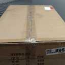 46 Inch Wood Ceiling Fan with Remote, Solid Wood 5 Blade Ceiling Fan with Light, Burlywood Rustic Outdoor Light with Fan Flush Mount for Patios Living Room, Dining Room, Bedroom, Farmhouse