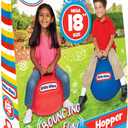 Little Tikes Bouncing Fun! Red Hopper 9301A - Mega 18" Inflatable Heavy Gauge Durable Vinyl Ball - Deflates Easily for Storage - Exercise Learning Fun? YES - Use that Energy! for Kids Ages 4-8