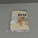 Fumete Teacher Appreciation Gifts Christmas Makeup bag with Initial Letters Keychain Best Teacher Ever Graduation Thank You Gift