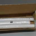 Heavy Duty Tension Curtain Rod by EZFurni, 42 to 123 Inches, Anti-Slip Spring Loaded Curtain Rods No Drilling, Apartment Renter Friendly Tension Rods for Windows, Bathroom, Patio, Room Divider, White