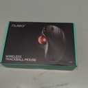 Nulea M501 Wireless Trackball Mouse, Rechargeable Ergonomic, Easy Thumb Control, Precise & Smooth Tracking, 3 Device Connection (Bluetooth or USB Receiver), Compatible for PC, Laptop, Mac, Windows.