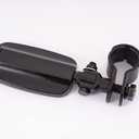 Kinglemc Highway Peg Foot Peg Fit 1.25" Engine Guard Crash Bar for Harley Davidson, Honda, Yamaha, Kawasaki, Suzuki, Indian, Triumph, Motorcycle (Matte Black)