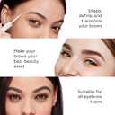 Arches and Halos Fine Bristle Tip Pen - Eyebrow Pencils for Women - Vegan Brow Pencil - Smudge-Proof, Buildable Formula - Warm Brown - 0.02 oz