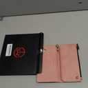 Defencase Compatible with iPhone 16 Plus Case Wallet with RFID Blocking Card Holder for Women Men, PU Leather Magnetic Snap Flip Zipper Strap Wallet Phone Case Fit for iPhone 16 Plus 6.7", Rose Pink