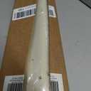 LazBlinds No Drill Zebra Blinds for Windows 34.5" W x 72" H, Cream