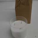 AFINETH Extra Large Flameless Candles with 3 Wicks, 6"x6" Glass Battery Operated Candles with Remote, Real Wax Flickering LED Candles Fake Candle for Home, Wedding, Party, Clear : Tools & Home Improvement