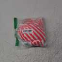 Blooming Jelly Womens 3 Piece Swimsuits Triangle Halter Thong Bikini Set Butterfly Bathing Suits Sarongs XL, Striped-red and White