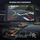 Portable Wireless Carplay Car Screen carplay, 7" Touchscreen for Car with Apple Car Play & Android Auto Backup Camera/Mirror Link/Voice Control/Bluetooth/GPS/AUX/FM All Vehicle