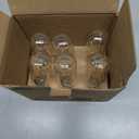 Dimmable E12 Candelabra LED Bulbs 60W Equivalent 6W 600lm, T6 Edison Light Bulbs, 5000K Daylight White, Clear Filament Chandelier LED Bulbs, Small Vintage Bulbs for Ceiling Light Fan, 6-Pack