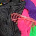 80s Outfit Women Costume Accessories Set T Shirt Shorts Tutu Skirt Neno Party Leg Warmers Headband, 5XL