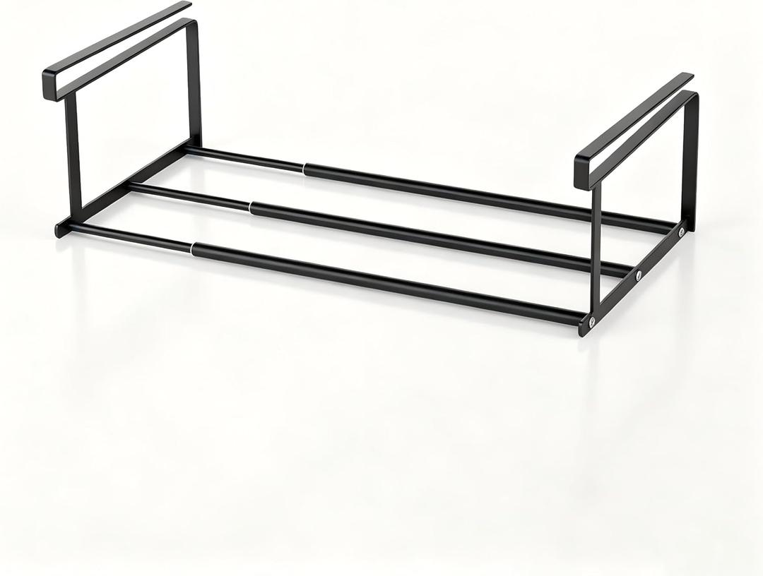 Expandable Shoe Rack Organizer, 10.24" Wide Under Shelf Storage