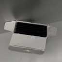 Lenink 6 Pack Name Plate Holder, Office Door Name Plate Holder Adhesive Wall Mount for Meeting Room, Business Department, Warning Area 8 X 2 (Black)