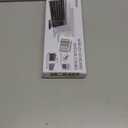 Wireless Keyboard and Mouse Ultra Slim Combo, TopMate 2.4G Silent Compact USB 2400DPI Mouse and Scissor Switch Keyboard Set with Cover, Batteries Included, for PC/Laptop/Windows/Mac - Silver White