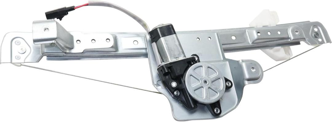 JC Whitney Window Regulator Rear, Passenger Side Compatible with Chrysler Pacifica 2004-2008 Power, with Motor, 2 Pins JRC49170013