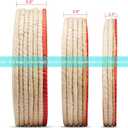 Traditional Hand-Made Straw Archery Target,Arrow Target for Recurve Bow Longbow or Compound Bow, 20" x 20" x 3.9"