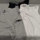 LAPASA Men's 100% Cotton Tank Top Ultra Soft Sleeveless Crewneck Breathable A-Shirts Basic Solid Undershirts Vest 3 Pack M36 XXL