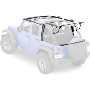 MasterTop Soft Top Hardware Kit - Fits Jeep Wrangler Unlimited JKU 4-Door 2007-2018 Factory Style Bow Assembly Replacement