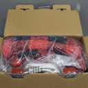 Homemate Electric Blanket Heated Throw - 50x60 Ultra Soft Cozy Flannel Heating Blanket with 10 Fast Heat Levels 8 Hours Auto Off Over-Heated Protection ETL Certification Keep Warm in Home Office (Red-black)