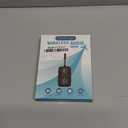 2025 Upgraded Airplane Bluetooth 5.4 Transmitter with Qualcomm Chipset, ElecMoga Airplane Travel Essentials Supports 2 AirPods or Headphones, 2-in-1 AUX Wireless Receiver for Gym, TV, Car, Audio (Black)