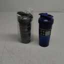 BlenderBottle Classic V2 Shaker Bottle Perfect for Protein Shakes and Pre Workout, 28-Ounce (2 Pack), Black and Navy