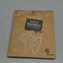 GREENZLA Kids Bamboo Toothbrushes, Natural Toothbrush Set, Soft Bristles, Durable Charcoal Wooden Brushes, Compostable Design for Toddlers and Children, 6 Pack