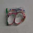 FUNKYMONKEY Women's Comfort Slides Double Buckle Adjustable Plastics Flat Sandals (7, Rainbow Digital Printing/Xpz)