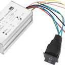 2 x BlueStars DC Motor Speed Controller 9-60V 12V 24V 36V 48V 60V 20A 25KHZ PWM Motor Speed Controller with Forward-Brake-Reverse Switch & Adjustable Potentiometer