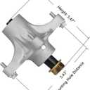 117-7439 Spindle Fit for Toro Time Cutter Mower - Spindle Assembly Fit for Toro TimeCutter 42" 50" 5000 5060 4225 4235 4250 and Ex Mark Quest 50" Deck Lawn Mower, Replace 117-7268 117-7267