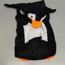 Pet Costume for Small Dogs Cats, Halloween Hoodies Winter Puppy Coat Outfits Funny Pajamas Clothes for Christmas Party, Penguin L (L(Bust: 17.72 inch))