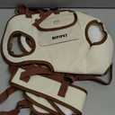 Hands Free Dog Backpack Carrier for Small Dogs, Yorkie Shoulder Carrier Sling Backpack Carriers Dog Lift Harness Portable Breathable Pet Carrier Backpack for Small Puppies (L, 14.3-19.8lbs)