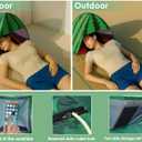 Mini Tent for Pets Small Dog Tent for Beach Portable Pop Up Sun Shade Shelter with Phone Compartment for Puppy and Large Cats Small Animals Sun Canopy for Camping and Outdoor (Watermelon)