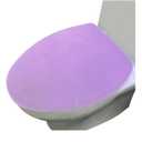 Collection 100% Cotton Tufted Bath Rug, Toilet Lid Cover-Purple