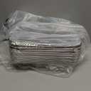 40 Pack Aluminum Pans with Lids,20 Large 9x13" Aluminum Pans Disposable (10 Thick Large Lids) & 20 Medium 8.5x6" Foil Pans (20 Foil Covers), Aluminum Trays With Lids for Baking, Meal Prep, Takeout
