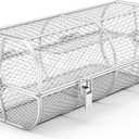 onlyfire Universal Stainless Steel Rotisserie Grill French Fries Basket Fits for Any Gas Grill