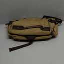 Vintage Canvas Backpack Casual Travel Rucksack 15.6inch Laptop Daypacks Hiking Camping Backpack (Khaki)