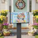 Mailbox Covers Magnetic Standard Size 18" X 21", 3PCS Valentines Day Easter St. Patrick's Day Mailbox Cover, Seasonal Post Letter Box Cover Wraps Decor for Outdoor Garden