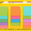 Post-it Super Sticky Notes, 3x3 in, 15 Pads, 2X The Sticking Power, Supernova Neons and Energy Boost Collections, Recyclable(654-15SSMULTI2)