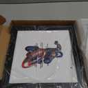 Trends International Gallery Pops Marvel Comics Avengers - Captain America Wall Art Wall Poster, 12" x 12", Black Framed Version