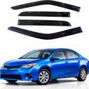 Window Visors Rain Guards for 2014-2019 Toyota Corolla Sedan