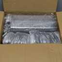 Tanlade 100 Pack 9oz Clear Dessert Cups with Lids and Sporks Rectangle Plastic Cups Disposable Parfait for Banana Pudding Appetizer Mousse Fruit Cupcakes Yogurt Oatmeal Serving