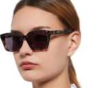 MARE AZZURO Reader Sunglasses Women UV Protection Outdoor Reading Glasses 0.5 0.75 1.0 1.25 1.5 1.75 2.0 2.25 2.5 2.75 3.0 3.25 3.5 3.75 4.0 (Brown, 2.50)