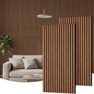 TONOR Wood Slat Acoustic Panels for Wall, 2 Pack 47.2" x 23.6"(15.47ft)