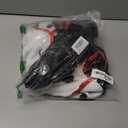 CWDGAGANB Deville Costume Women Black White Devil Accessories Shawl Dalmatian Costume Adult with Red Gloves