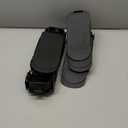 Shoe Organizer Adjustable Shoe Stacker for Pairs, Space-Saving Shoe Slot Rack, Double Shoe Riser, Closet Shoe Organizer (Black, Pack of 20)