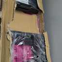 Adjustable Aerobic Step Platform Trainer, Pink and Black, 30x13.8 Inch, with 4 Risers, Non-Skid Rubber Feet
