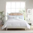 Laura Ashley - King Comforter Set, Super Soft Bedding with Matching Shams, Includes Bonus Sheet Set & Decorative Pillow, Floral Room Decor (Quartet Pink, King) (Twin XL, Margaret White)